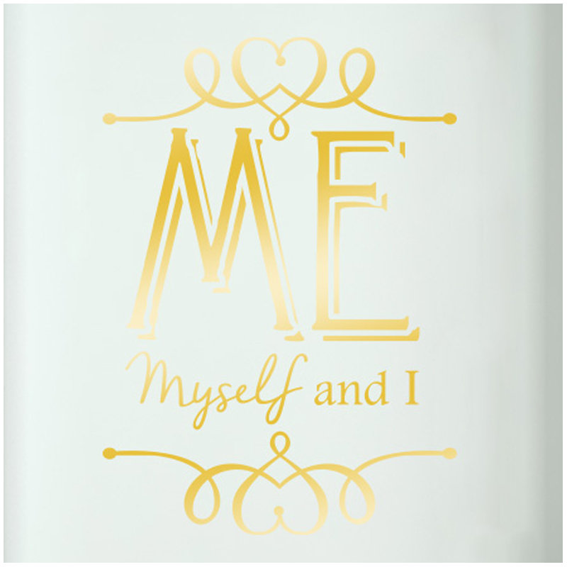 Wall Decal, Shiny Gold