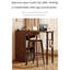 Table de bar avec rangement Nordic