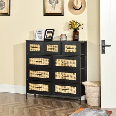 Allbaugh 100cm W 9 - Drawer Chest of Drawers