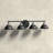 Kyoto 4 - Light Dimmable Black Vanity Light