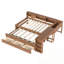 Lit de jour simple avec couchette et tiroirs de rangement-1900348184