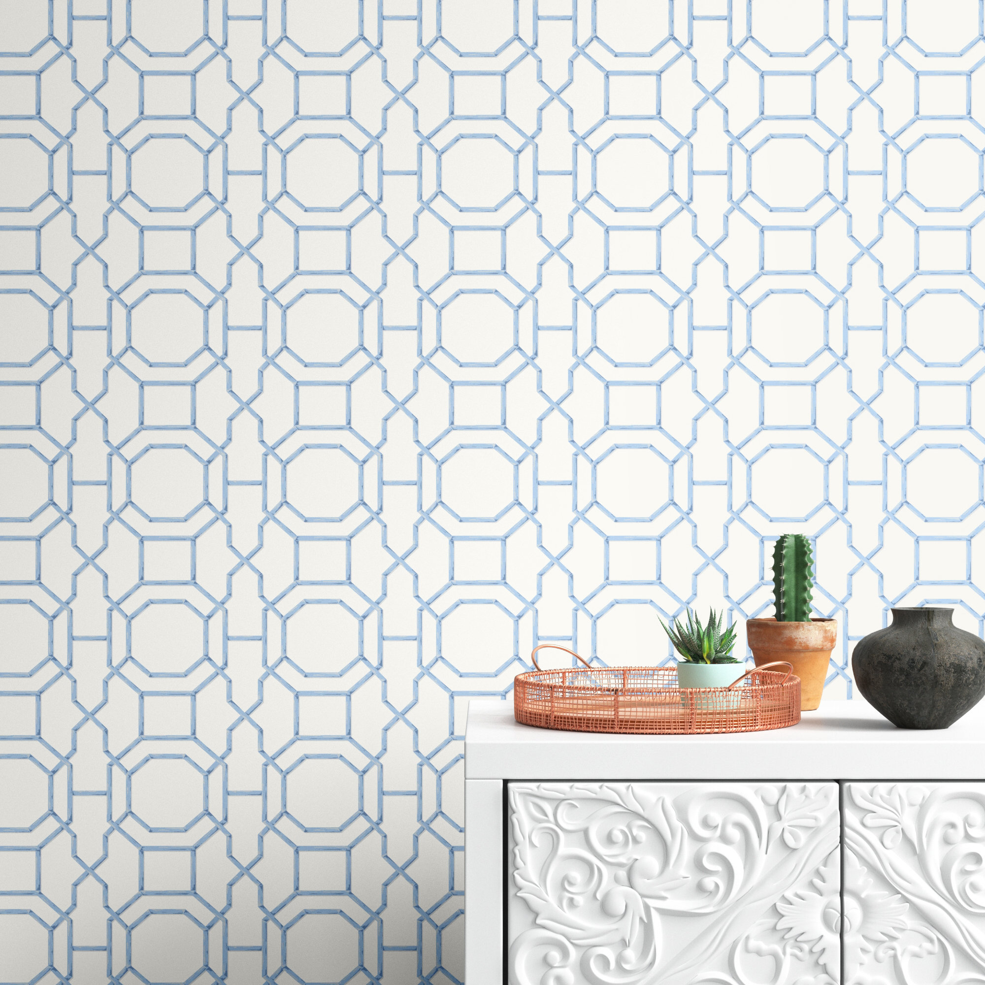 Langley Street® Alita Salmon Sanya Peel & Stick Wallpaper | Wayfair