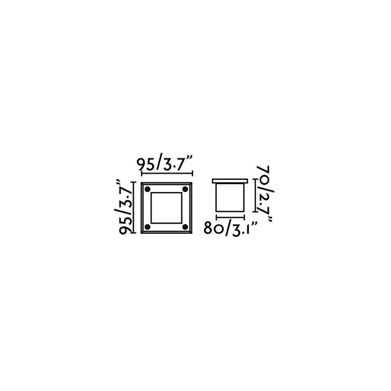 Gatliff LED Square Recessed Housing