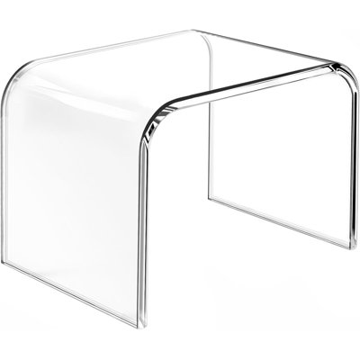 Acrylic Step Stool,Clear Step Stools with Non-Slip for Bathroom,Holds Up to 250lbs