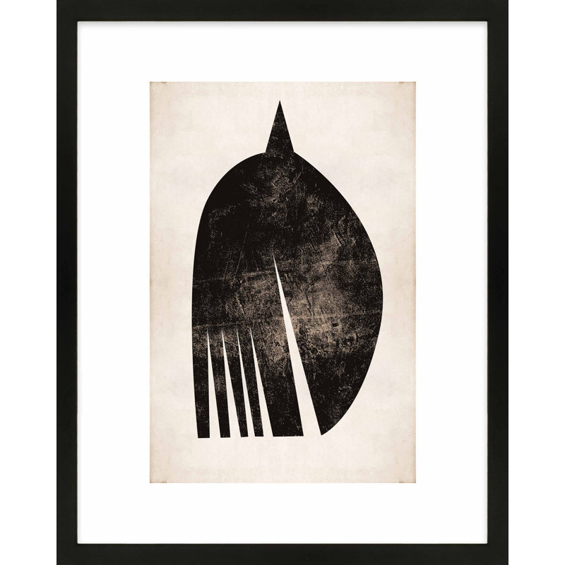 «Blackbird 1» par Eleni Psyllaki pour Paradissi, art numérique, Cadre noir, H 20 po x l 16 po x P 1,25 po