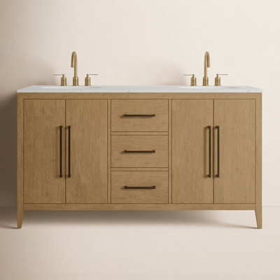 Chelsea 60" Double Bathroom Vanity Set