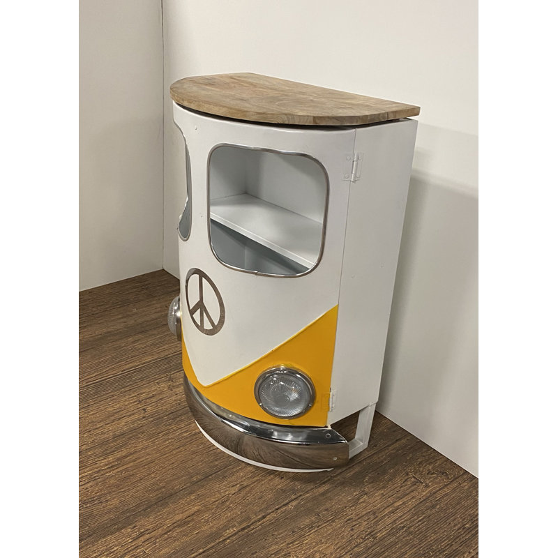 12.5'' W Nightstand, Yellow