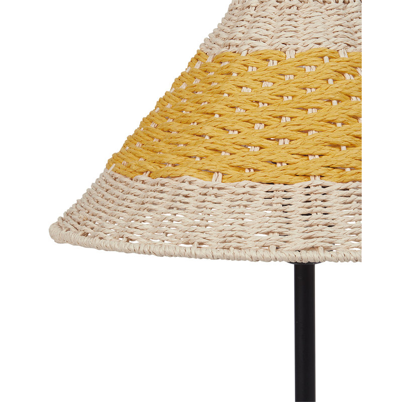 Ameenah Iron Table Lamp, Beige