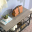 Sommerville Metal Storage Bench-477197585