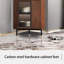 Armoire de coin en bois manufacturé noyer-6230401