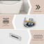 KDK HOME 55 inch Deep Freestanding Acrylic Soaking Bathtub, Bathroom Tub with Drain & Overflow