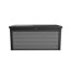 Boîte de rangement pour l'extérieur en résine durable de 150 gallons Keter Premier idéale pour le mobilier et les fournitures de jardin-76454527