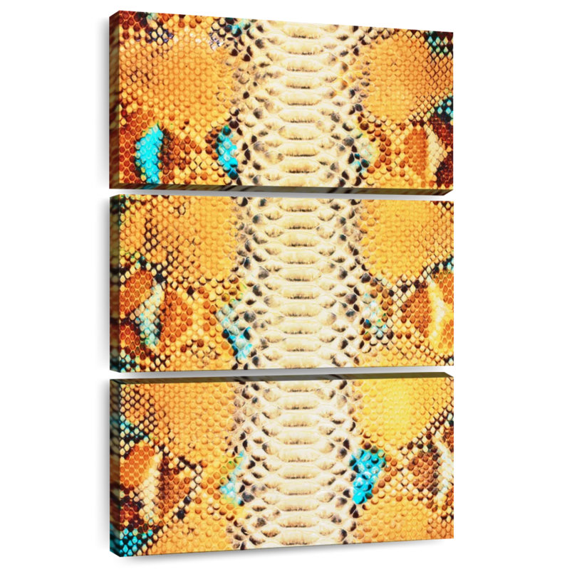 Brampt Python Snake Skin, 57" H x 36" W