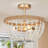 Dianthus 3-Light 14.2’’ W Boho Beaded Bedroom Flush Mount