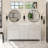 Yorkshire 72 " W Freestanding Standard Free Standing 2 Double Vanity Bathroom Vanity With Engineered Stone Top-1157464322