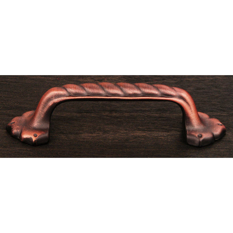 CP Series 3" Center to Center Arch Pull, Distressed Copper