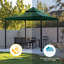 Toile de remplacement pour abri de jardin pour abri de jardin à 2 niveaux Crescent TJSG081-106878520-106878525