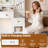 Modern Vanity Desk with Mirror Makeup Dressing Table for Bedroom