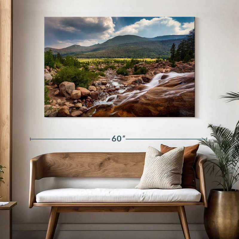 Alvord Rocky Mountains Park Stream, H 34 po x l 51 po