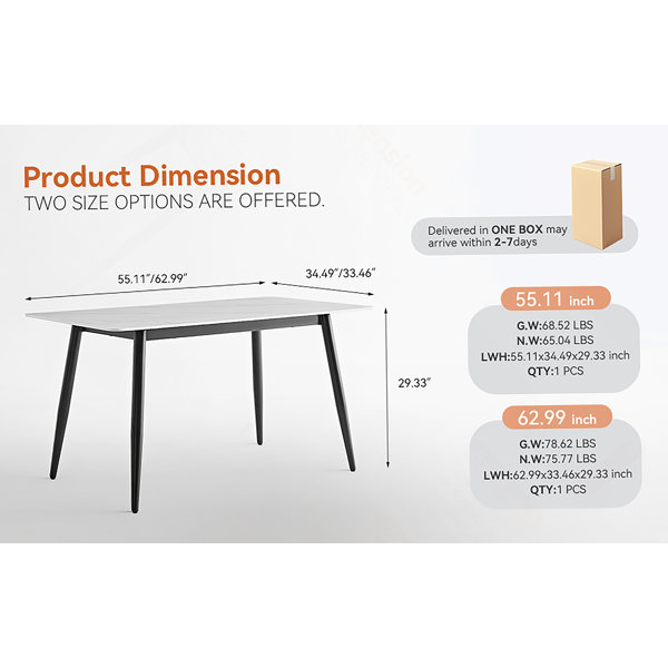 Dimensions du produit