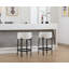 Tabouret de comptoir court 26 po Toey-1899186271