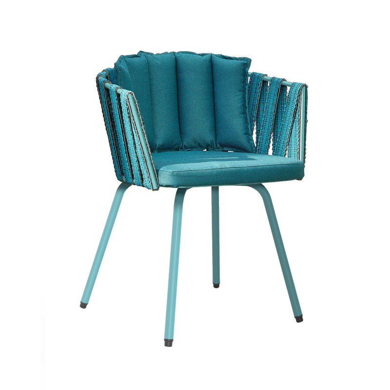 Chaise Anthea, Coussin marin / structure marine