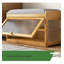 Banc de rangement transparent pour chaussures en bambou-730357324