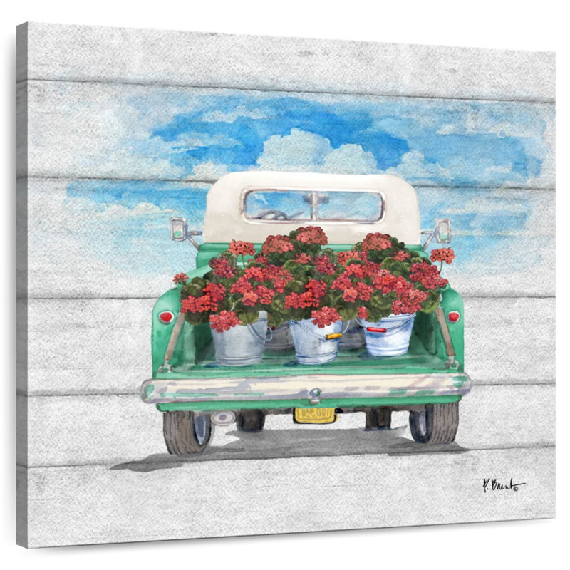 Camion à fleurs Mehar II, H 39 po x l 39 po