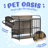 Indoor Dog Crate With Double Doors For Medium Dog