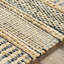 Tapis denim / crème tissé à la main Mulaney-661670002