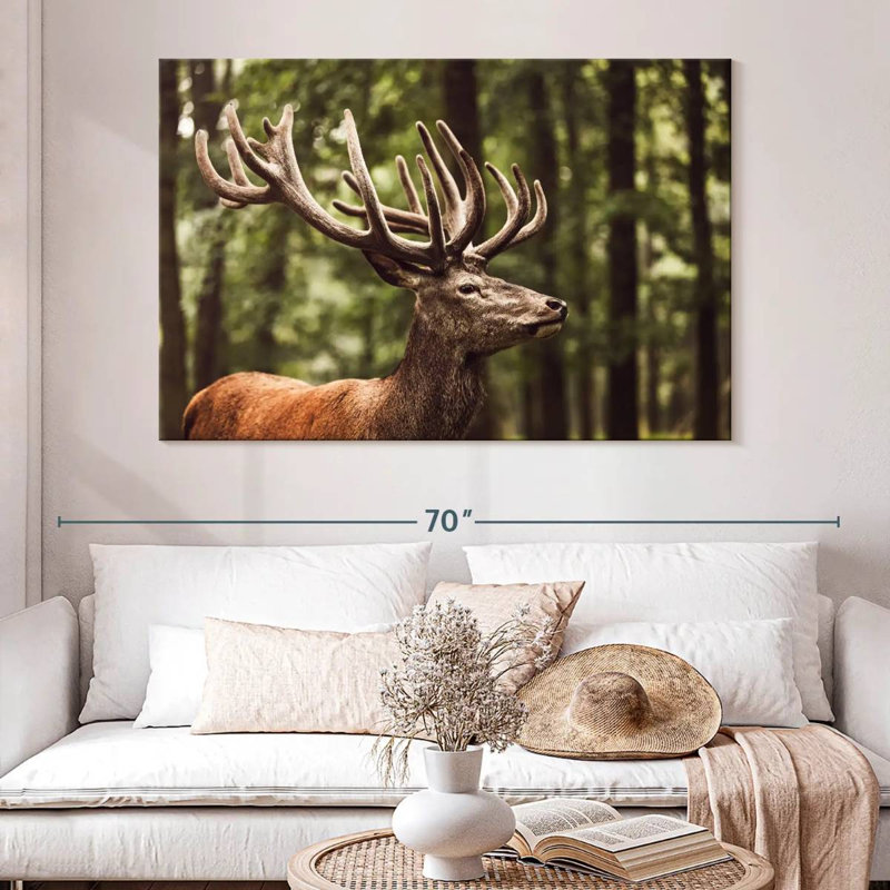 Brampt Dreamy Deer, 34" H x 51" W