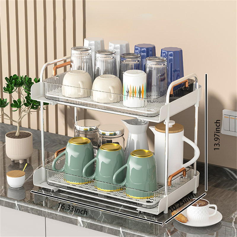 Support à tasses, Blanc