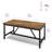 Amarvesh Rectangular with Iron Base Dining Table