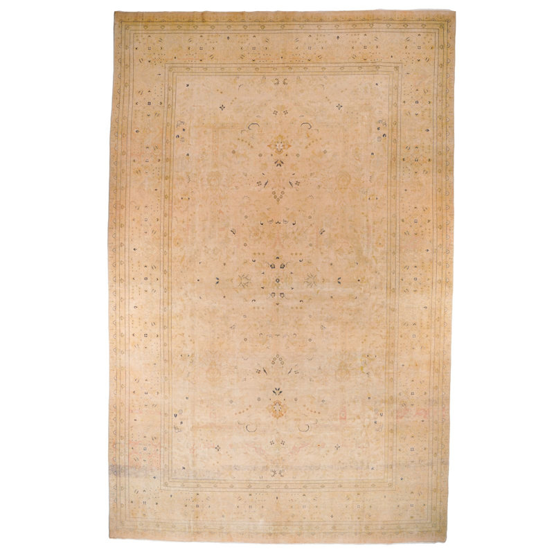 One-of-a-Kind 11'4'' X 17'10'' 1990s Wool Area Rug in