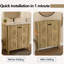 Armoire pliante avec évier en céramique-1045357201