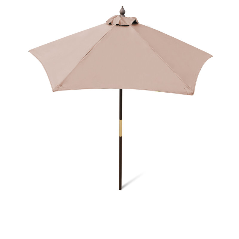 Parasol de marché rond 7 pi Sanford, Taupe