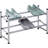 10 Pair Stackable Shoe Rack-326169461