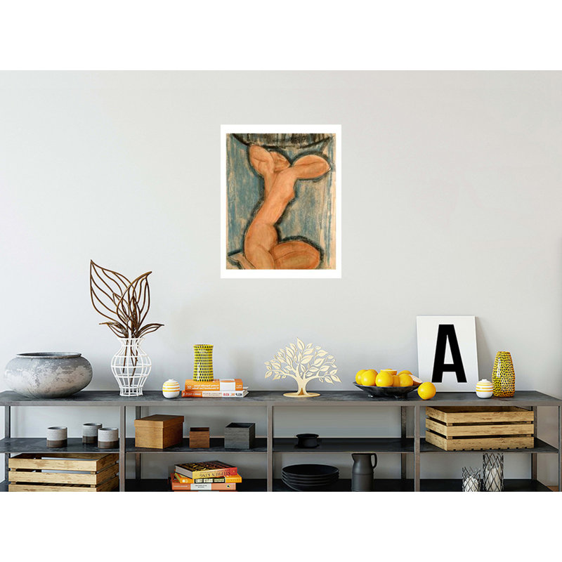 Caryatid par Amedeo Modigliani - estampe numérique, H 28 po x l 22 po