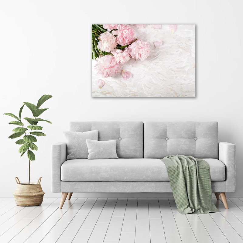 Peonies - Wrapped Canvas Print