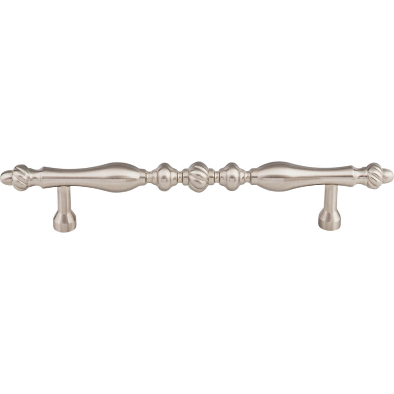 Somerset Melon 7" Center to Center Bar pull, Brushed Satin Nickel