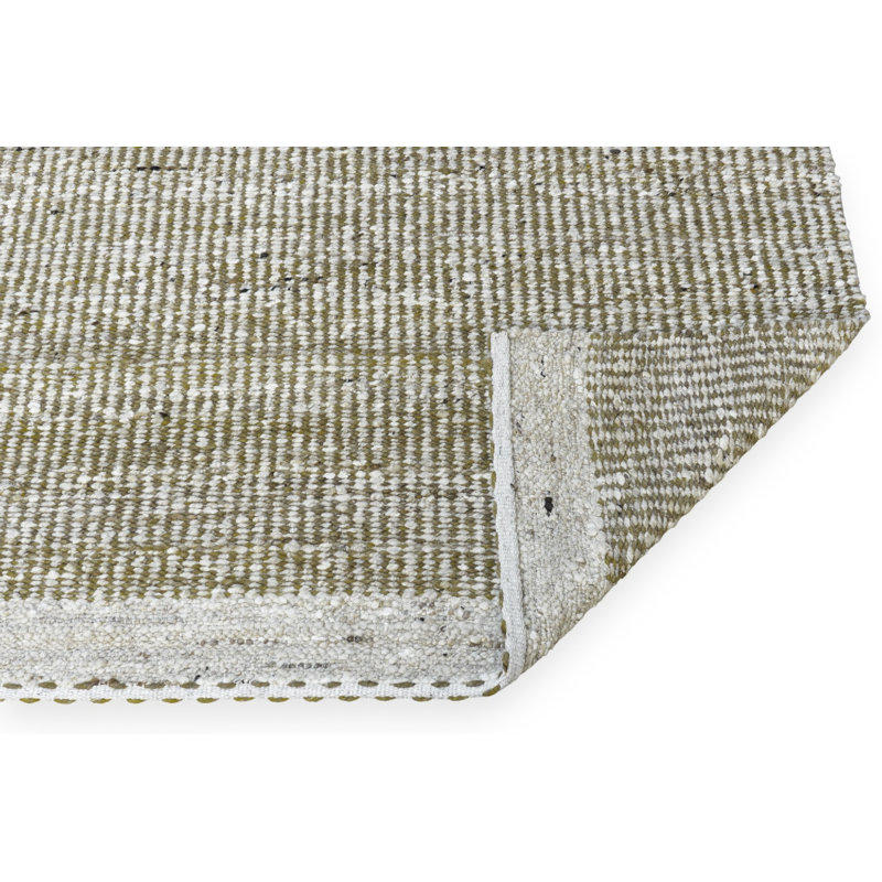 Tapis performance noué à la main Darcy - vert - 10 pi x 14 pi, 10 pi x 14 pi, Verde
