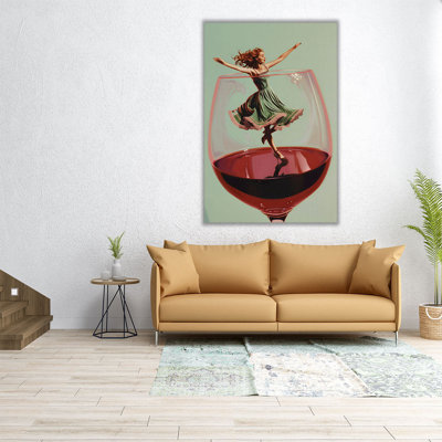 Wine Dance - Canvas Print Wall Art