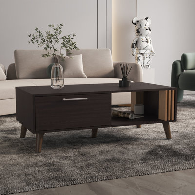 Table basse, 1 porte, 1 tablette