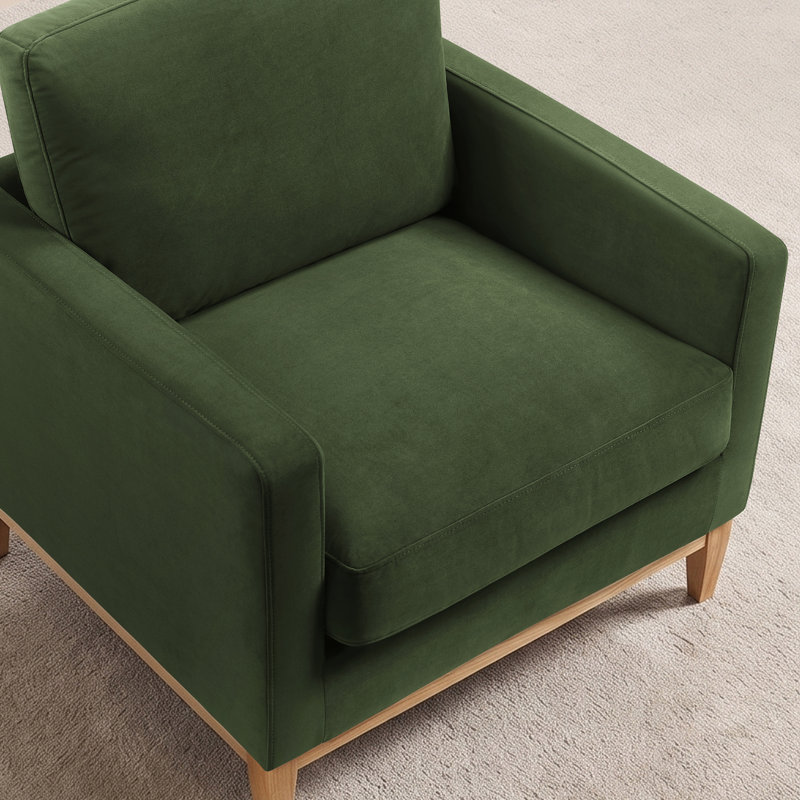 Fauteuil d'appoint Ombra, Vert trèfle