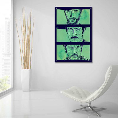 «The Good the Bad and the affreux» par Giuseppe Cristiano, art mural en verre acrylique