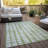 Malek Washable Abstract Indoor / Outdoor Rug-96000205