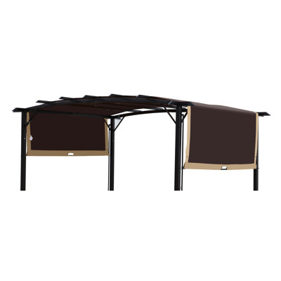 12 pi x 9 pi - Polyester - Housse pour auvent - Brun