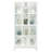 Clara Curio Display Cabinet, Two-Way Sliding Locking Door, Adjustable LED Illumination-88367488