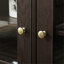Buffet console, armoire multimédia avec tablettes réglables