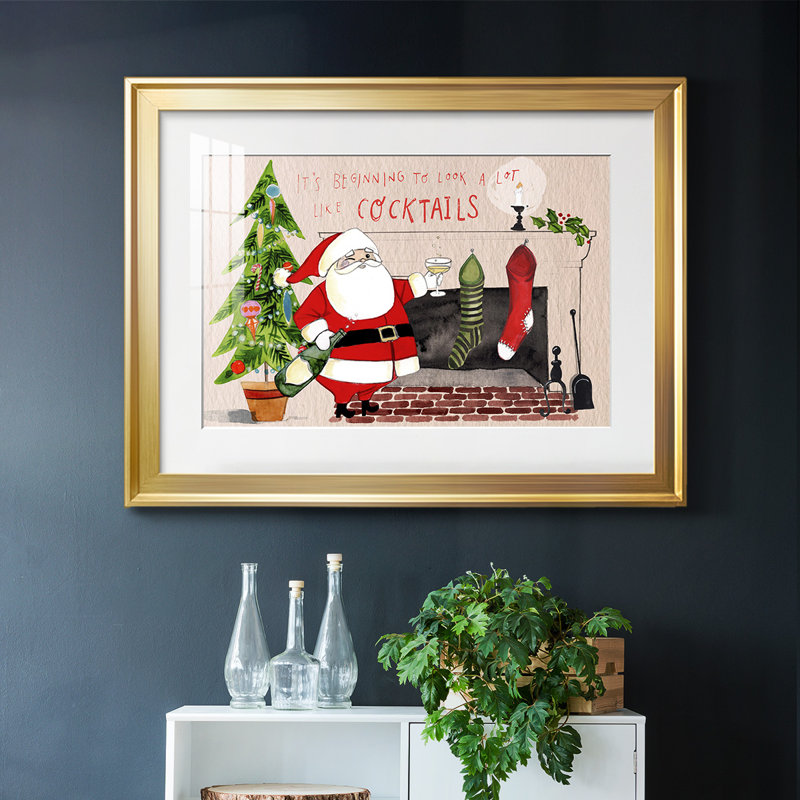«Get Blitzensible Collection», reproduction encadrée sur papier, Or, H 19 po x l 27 po x P 1,5 po